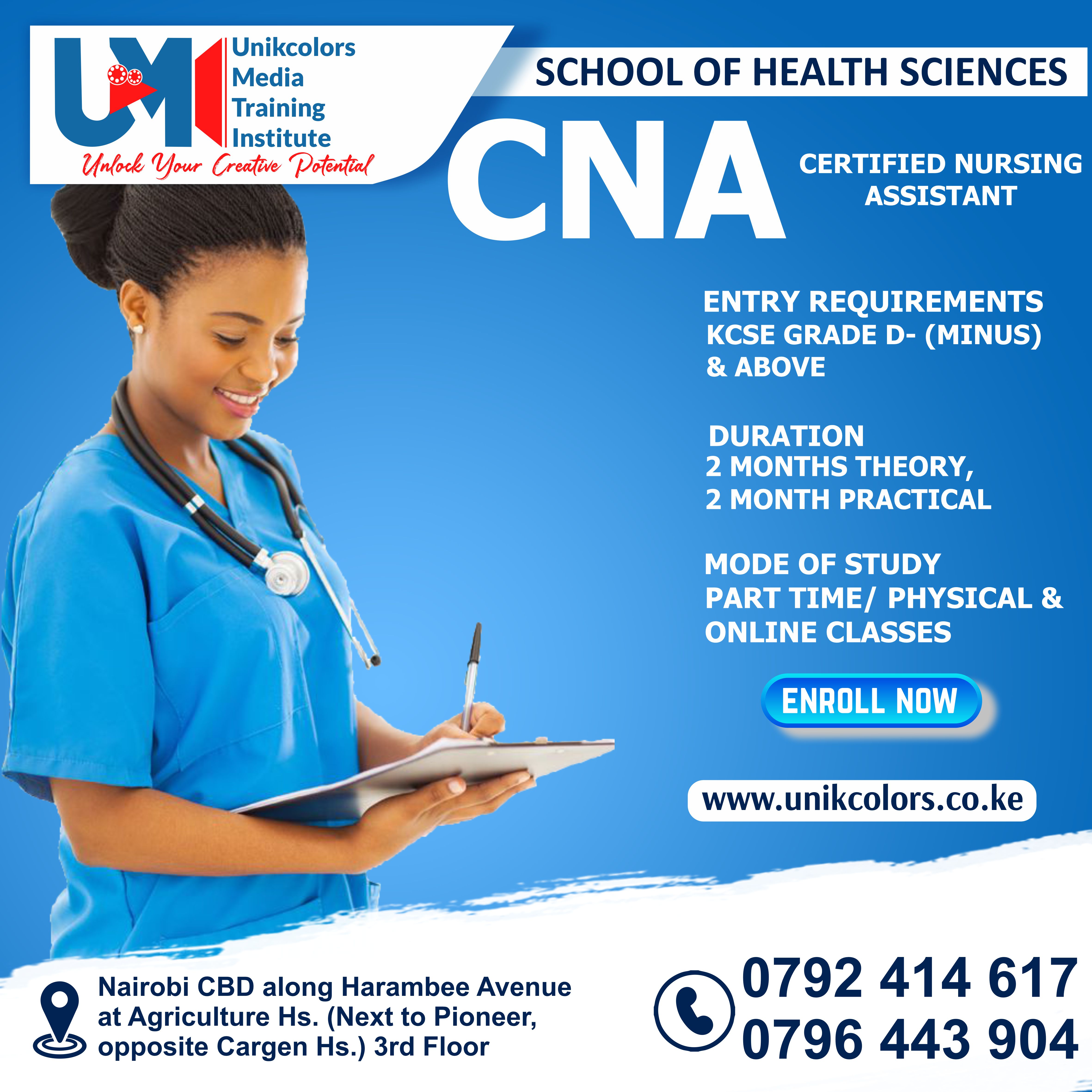 CERTIFIED NURSING ASSISTANT - CARE GIVER COURSE